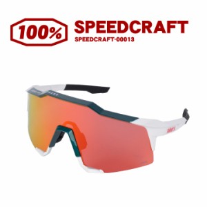 ワンハンドレッドパーセント 100％ SPEED CRAFT-Gloss Metallic Bora/ MatteWhite-HiperRed MultilayerMirrorLens 60007-00013 サングラ