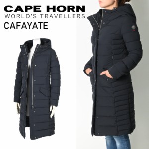 ケープホーン CAPE HORN カファヤテ  CAFAYATE 52586  ダウンジャケット レディース フード付き  ジップアップ  美シルエット 軽い 暖か