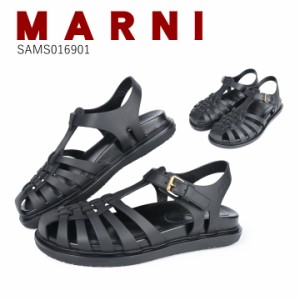 マルニ MARNI  フィッシャーマンズサンダル / SAMS016901-P5088 本革 サンダル 春夏 フラット ストラップサンダル レディース