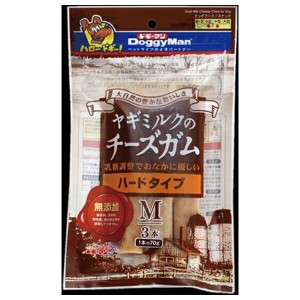 ◇ドギーマンハヤシ食品 ヤギミルクのチーズガム ハードタイプ M 3本 