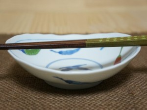 錦唐辛子シリーズ 5.0楕円深皿 16ｃｍ軽量 美濃焼 和食器 日本製 陶器 