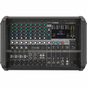 《在庫あり 即納可能》 YAMAHA ヤマハ EMX7 710W+710W(4Ω)の高出力パワーアンプを内蔵し、様々な用途に対応できるボックス型パワードミ