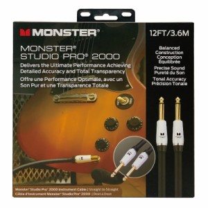 《在庫あり 即納可能》【正規輸入品】 MONSTER CABLE モンスターケーブル SP2000-I-12 ギター用シールド ストレート-ストレート 3.6m