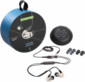 イヤホン カナル型 SHURE シュアー AONIC 215 SE215DYCL+UNI-A クリアー《国内正規品 2年保証》