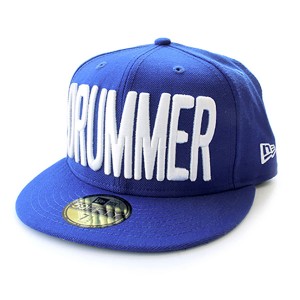 NEW ERA × DRUMMERS TOP TEAM MAKE コラボ キャップ (ブルー) サイズ調節可能