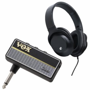VOX ヘッドホン ギターアンプ amPlug 2 Clean AP2-CL  + ヘッドホン KHP セット 《電池駆動 エフェクト内蔵 》