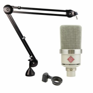 NEUMANN TLM102 ni ノイマン サイドアドレス コンデンサー マイク ニッケルカラー + PSA1 スタジオ用マイクブーム 【国内正規輸入品 3年