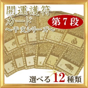 【送料無料】◆第７段◆全１２種類 開運祈願 開運カード 干支シリーズ 護符