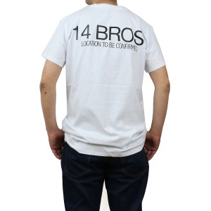  フォーティーンブロス 14BROS  ブランド Ｔシャツ メンズ 12679A3062B14 TBC 刺繍 Tシャツ BIANCO ホワイト系 ts-01   