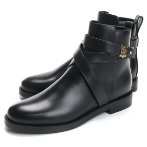 【新品】22SS新作 バーバリー BURBERRY  レディースブーツ ブランド ブーツ おしゃれ ブランドロゴ 8042370　A1189 BLACK ブラック shoes