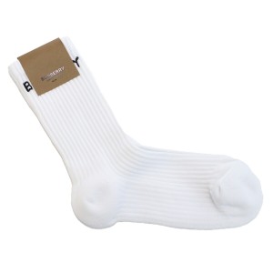 【新品】バーバリー BURBERRY  レディース　ソックス ブランド 8047241　A1464 WHITE ホワイト系 socks-01 cp05