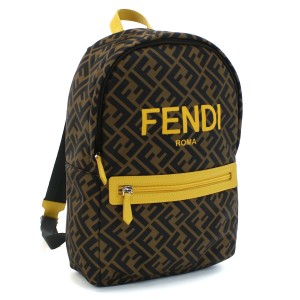 【新品】フェンディ FENDI  リュック　バックパック キッズ ブランド 8BZ040　AKPV　F1I7L ブラウン系　bag-01