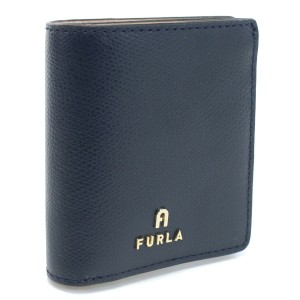 【新品】フルラ FURLA FURLA CAMELIA 二折財布小銭入付き　ブランド WP00308　ARE000　2717S MEDITERRANEO+BALLERI ネイビー系　wallet-0