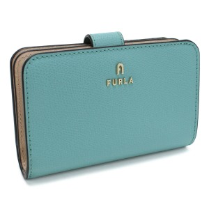 【新品】フルラ FURLA CAMELIA 二折財布小銭入付き カメリア  WP00314　ARE000　2718S ブルー系 wallet-01