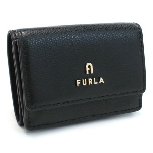 【新品】フルラ FURLA FURLA CAMELIA 三折財布小銭入付き ブランド WP00318　ARE000　O6000 NERO ブラック　wallet-01　mini-01