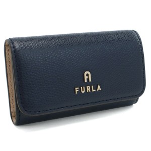 【新品】フルラ FURLA FURLA CAMELIA ４連キーケース　ブランド WR00436　ARE000　2717S MEDITERRANEO+BALLERI ネイビー系　gsw-6