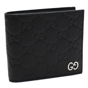 グッチ (GUCCI) グッチシマ 2つ折り財布 小銭入付き  473922　CWC1N　1000 ブラック  父の日