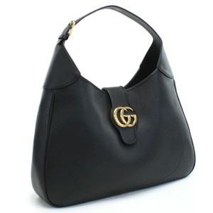 【新品】グッチ GUCCI  セミショルダー　ブランド　ロゴ 755344　AAA9F　1000 ブラック　bag-01