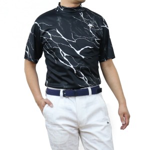 【均一セール】 カッパ KAPPA GOLF  メンズ−Ｔシャツ KGA2FMSS05 ハイネック BLK ブラック golf-01  fl05-sale