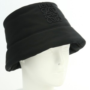 【新品】ロエベ LOEWE  メンズ−ハット ブランド K820HB1X63　1100 BLACK ブラック cap-01 父の日