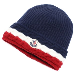 モンクレール MONCLER  キッズ ニット帽 ブランド  3B00009 BERRETTO TRICOT M1131 778 ネイビー系 マルチカラー kb-01 