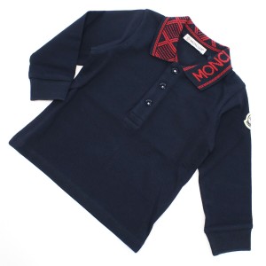 モンクレール MONCLER  ベビー−ポロシャツ ブランド 9-12ヶ月 18ヶ月 2才 3才 8B00002 MAGLIA POLO MAN　8496F　778 ネイビー系 kb-01  