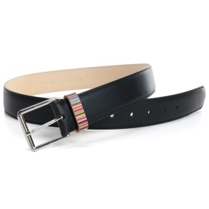 【新品】ポールスミス Paul Smith  メンズベルト ブランドベルト M1A4950　BMULKE　79 BLACK ブラック belt-01  父の日