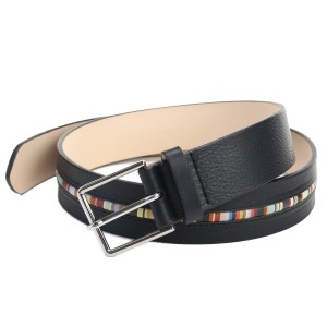 【新品】ポール・スミス Paul Smith  メンズベルト　ブランド M1A5775　CINSTB　79 BLACK ブラック cp05  父の日