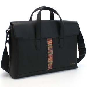 【新品】ポールスミス Paul Smith  ブリーフケース ビジネスバッグ　ブランド M1A7249　BMULTI　79 BLACK ブラック bag-01 cp05  父の日