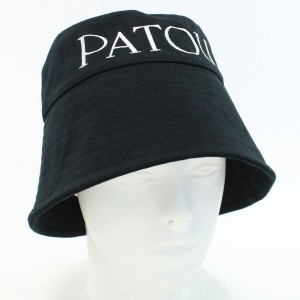 【新品】パトゥ PATOU  ユニセックス　バケットハット　ブランド AC0270132　999B BLACK ブラック　cap-01