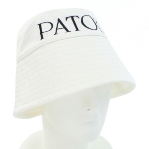【新品】パトゥ PATOU  ユニセックス　バケットハット　ブランド AC0270132　001W WHITE ホワイト系　cap-01