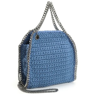 22SS ステラマッカートニー STELLA MCCARTNEY  トートバッグ ブランド バッグ 371223　W70045　4111 FALABELLA ファラベラ ブルー系 bag-