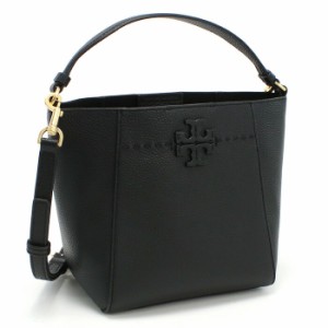 【新品】トリーバーチ TORY BURCH MCGRAW ハンドバッグ ブランド バケットバッグ 74956　001 BLACK ブラック bag-01