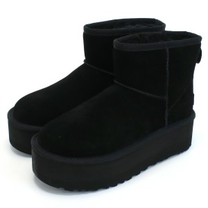 【新品】アグ UGG  ムートンブーツ　CLASSIC MINI PLATFORM クラシック ミニ プラットフォーム 1134991　BLK ブラック　shoes-01 win-03w