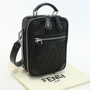 【中古】美品フェンディ(FENDI) ズッキーノ 2WAYショルダーバッグ ブランド キャンバス 7VA542 AG0N F0NPN ランク：S us-1 ｼｮﾙﾀﾞｰ 