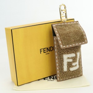 【中古】良品フェンディ(FENDI)  スマホポーチ ファー ブランド 7AS047 ランク：A us-2   レディース