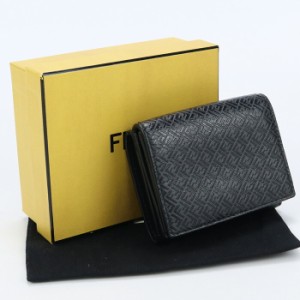 【中古】良品フェンディ(FENDI)  三つ折り財布 ブランド 7M0280 AGLP ランク：A us-2   ﾒﾝｽﾞ