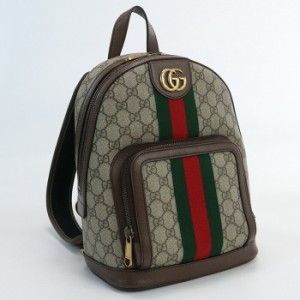 【中古】良品グッチ(GUCCI) オフィディア GGスモール バックパック PVC 547965 9U8BT 8994 ベージュ系　ランク：A us-2   レディース