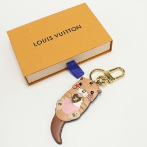 【中古】良品ルイ・ヴィトン(LOUIS VUITTON)  ポルトクレ・オッター メタル M00823 CX1252　ブラウン系　ランク：A us-2   メンズ レテ