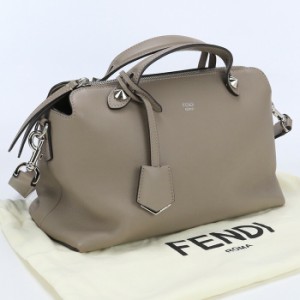 【中古】良品フェンディ(FENDI)  バイザウェイ ミディアム レザー 8BL146 1D5 F0NJ3 グレー系　ランク：A us-2 2WAY ショルダー レデ