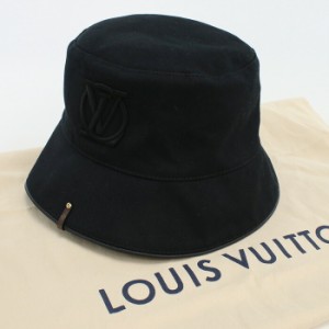 【中古】良品ルイヴィトン(LOUIS VUITTON)  ハット ブランド M7054M ブラックランク：A us-2