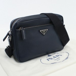 【中古】美品プラダ(PRADA)  ショルダーバッグ ブランド 2VH094 ネイビーランク：S us-1   メンズ