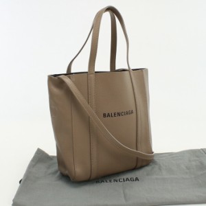 【中古】良品バレンシアガ(BALENCIAGA) エブリデイ XXS トートバッグ カーフ 551815 ブラウン系　ランク：A us-2 2WAY ｼｮﾙﾀﾞｰ ﾚﾃ