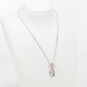 中古良品HERMES エルメス ネックレス HE93009 シェーヌダンクル ネックレス レディース シルバー
