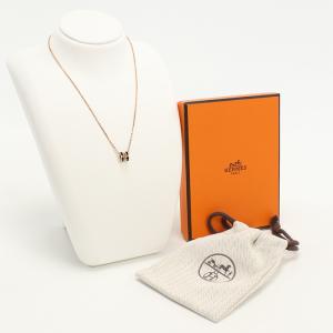中古良品HERMES エルメス ネックレス MINI POP H  レディース ピンク
