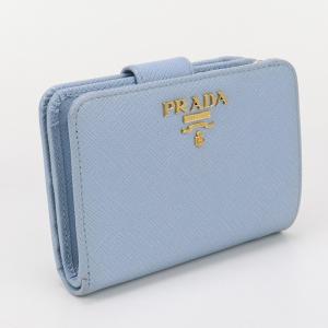 美品⭐ プラダ PRADA 長財布 ターコイズブルー 青 かぶせ型 PRADA プラダ 長財布 ターコイズブルー - メルカリ