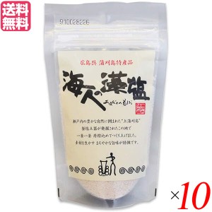 【400円OFFクーポン配布中！】塩 藻塩 瀬戸内 海人の藻塩 100g １０個セット 蒲刈物産株式会社 送料無料