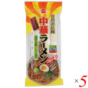 【6/13(木)限定！ポイント8~10%還元】ラーメン インスタントラーメン 袋麺 健康フーズ 中華ラーメン3人前 ５個セット