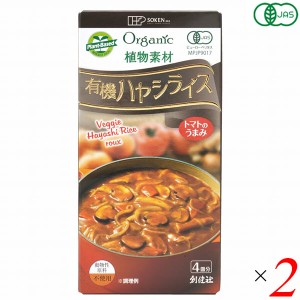 ハヤシライス ルー ハヤシライスの素 創健社 植物素材 有機ハヤシライス 100g 2個セット 送料無料