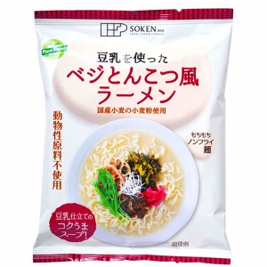 【6/13(木)限定！ポイント8~10%還元】創健社 ベジとんこつ風ラーメン 100g インスタントラーメン ヴィーガン 豆乳